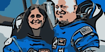 Butch Wilmore, de 59 anos, e Suni Williams, de 61, estão presos no espaço desde junho de 2024