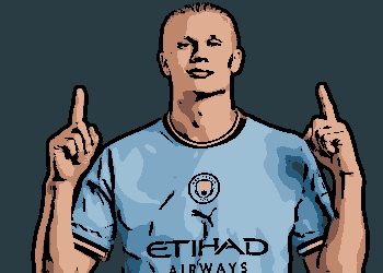 Erling Haaland é esperança de gols no City e um dos principais artilheiros da Champions
