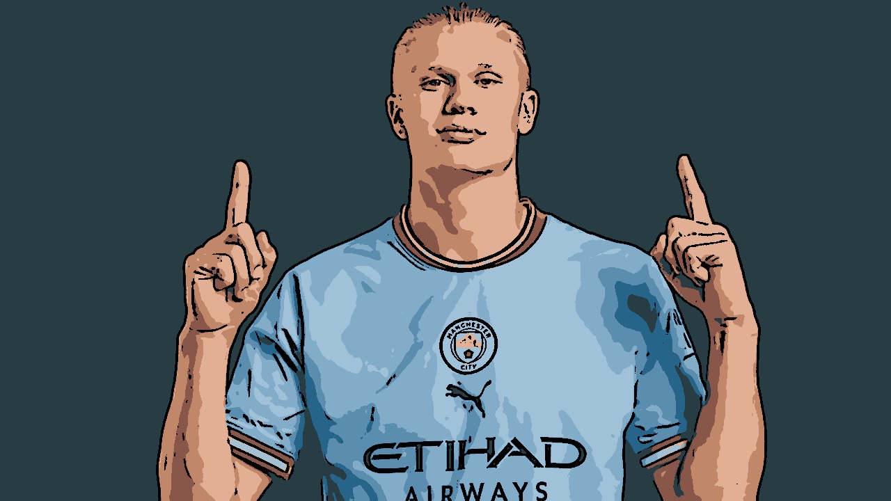 Erling Haaland é esperança de gols no City e um dos principais artilheiros da Champions