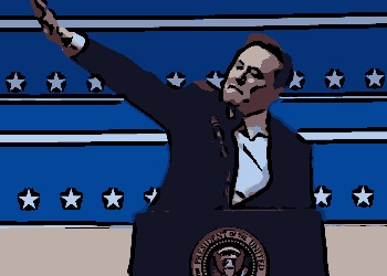 Elon Musk gerou polêmica ao fazer gesto interpretado como saudação nazista em evento nos Estados Unidos
