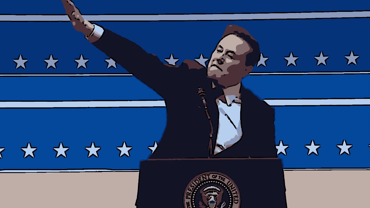 Elon Musk gerou polêmica ao fazer gesto interpretado como saudação nazista em evento nos Estados Unidos
