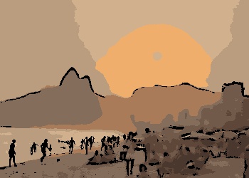 Praia de Ipanema, Rio de Janeiro, uma das preferidas dos “hermanos”.