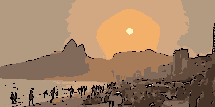 Praia de Ipanema, Rio de Janeiro, uma das preferidas dos “hermanos”.