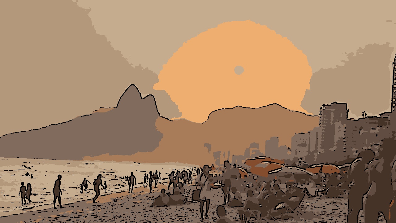 Praia de Ipanema, Rio de Janeiro, uma das preferidas dos “hermanos”.