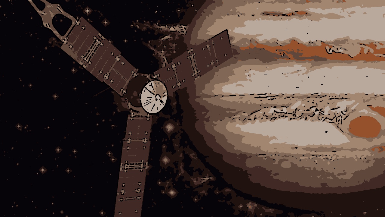 Imagens da JunoCam mostraram mudanças na superfície de Júpiter, reforçando a atividade vulcânica