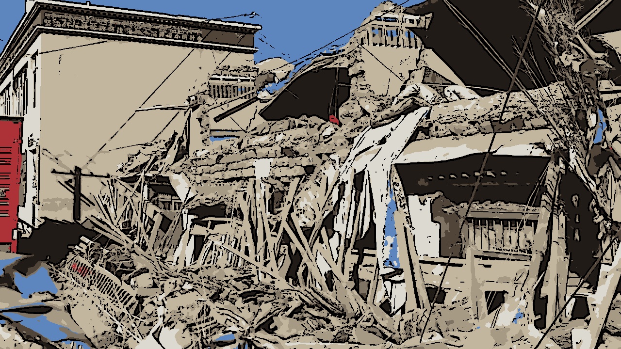 Um terremoto de magnitude 7,1 atingiu o Tibete nesta terça-feira (7), deixando pelo menos 95 mortos