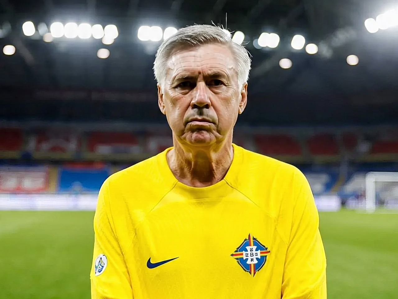 Carlo Ancelotti é o novo técnico da seleção brasileira de futebol (Foto: ArteAI)