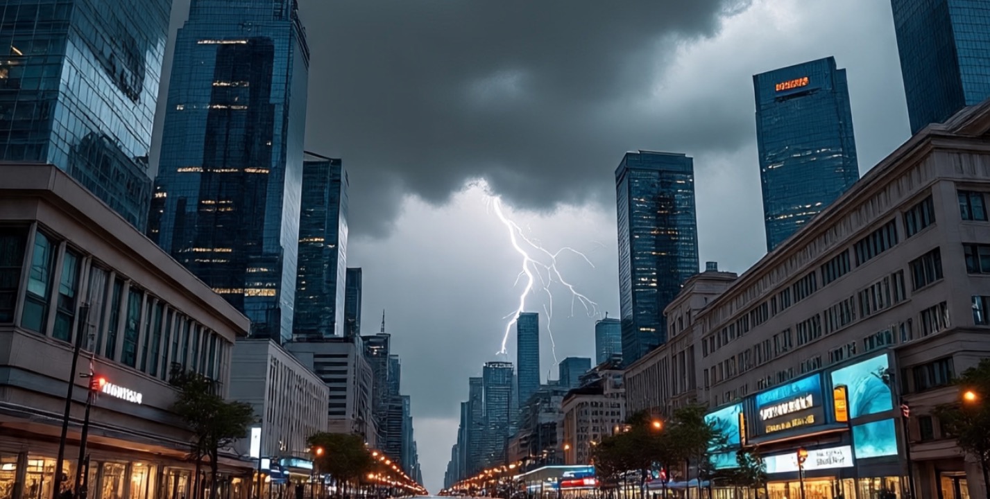 O Instituto Nacional de Meteorologia (Inmet) emitiu um alerta amarelo para chuvas intensas nesta quarta-feira (8)