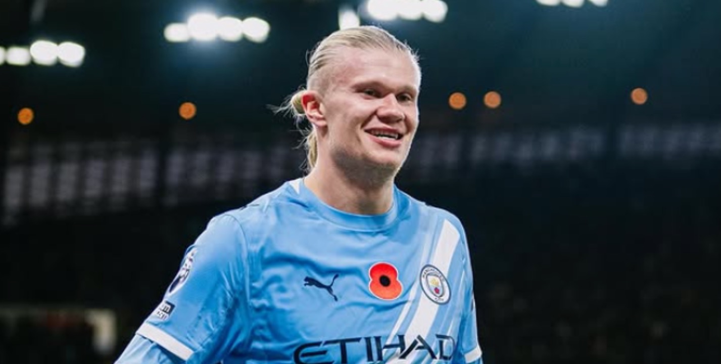 Erling Haaland: a máquina de fazer gols do City deve comandar o ataque no jogo de hoje